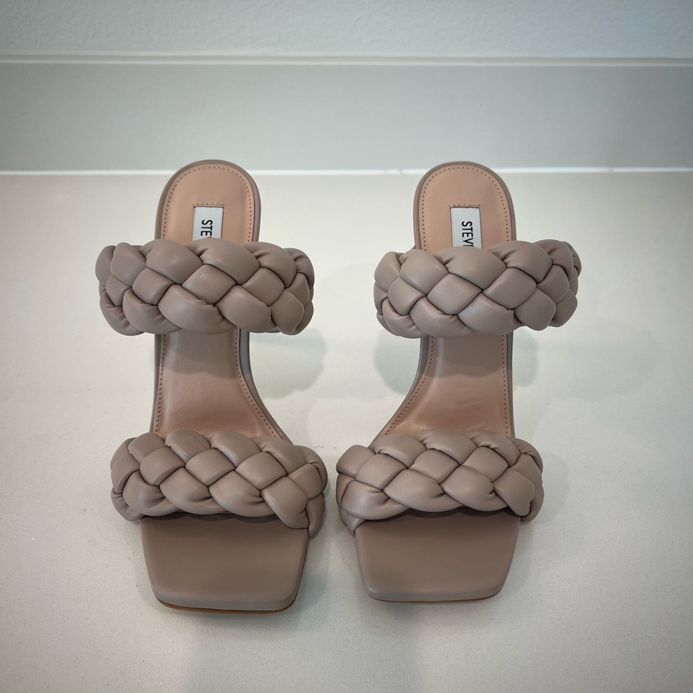 Steve Madden Braided Beige Heels